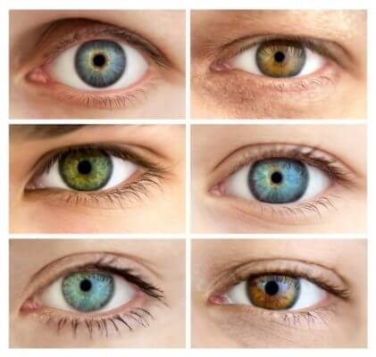Ojos color verde